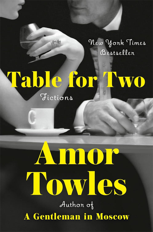 Image of the book cover for Table for two by Amor Towles