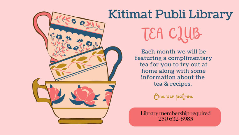 Image with information about the tea club.